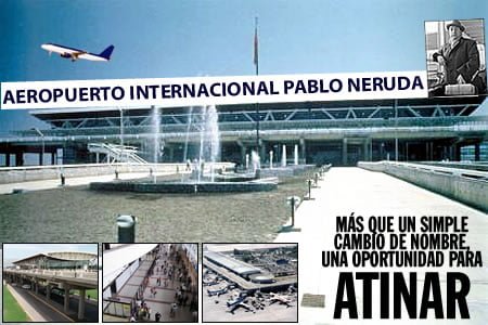 PIDEN A MINISTRO DE CULTURA PATROCINAR PROYECTO QUE CAMBIA NOMBRE A AEROPUERTO POR PABLO NERUDA