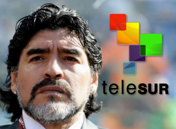 ANUNCIAN EN URUGUAY COMENTARIOS MUNDIALISTAS DE MARADONA POR TELESUR