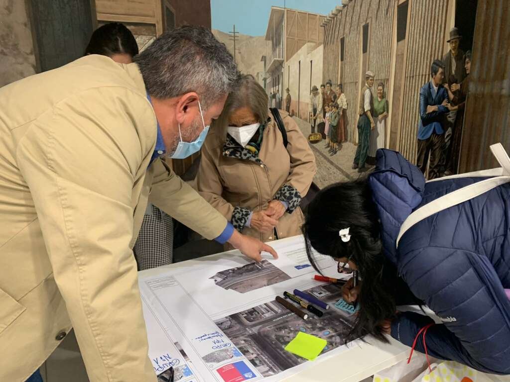 Con éxito se realiza la primera jornada de participación ciudadana del diseño de rutas peatonales del casco histórico de Antofagasta