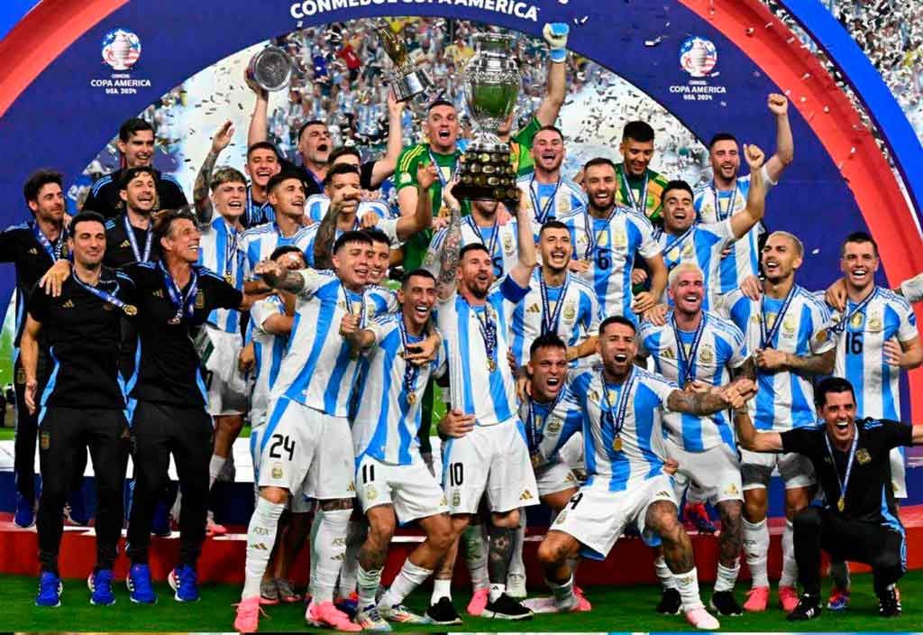 Argentina retiene corona en Copa América de fútbol